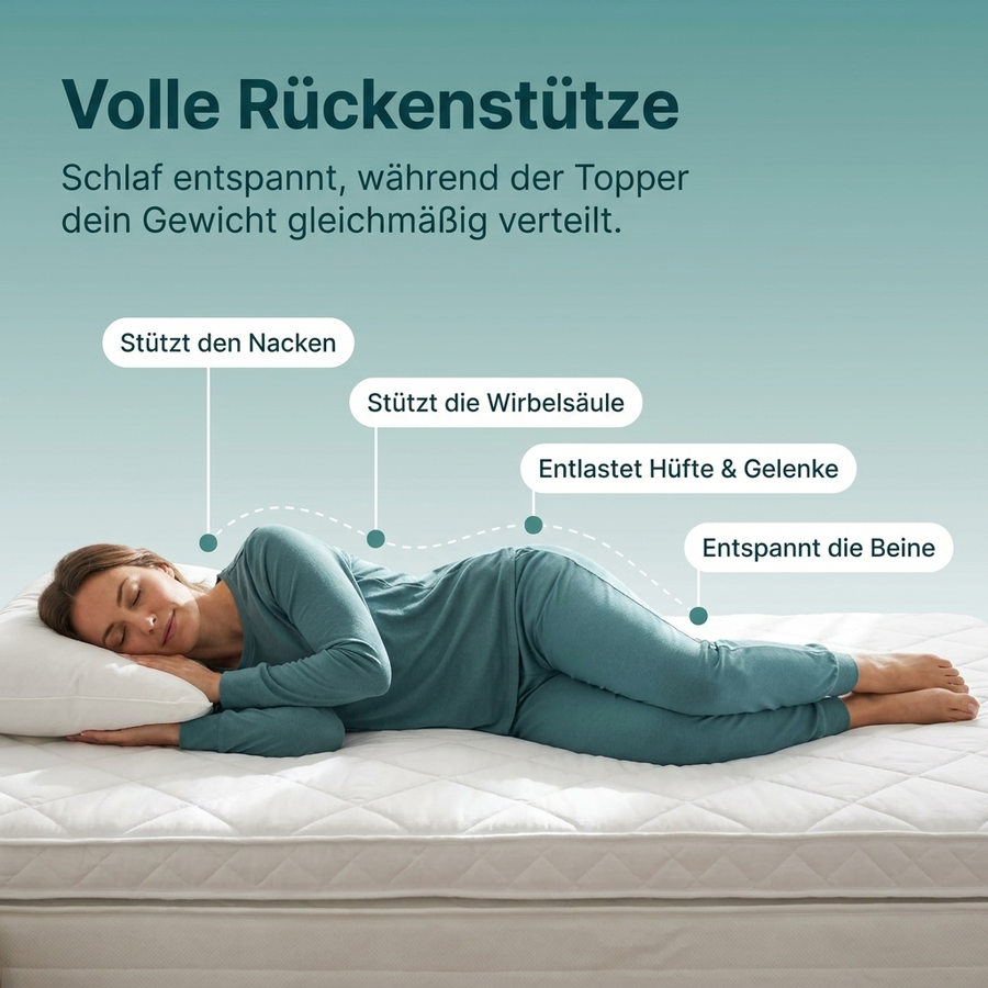 Volle Stütze für deinen Rücken